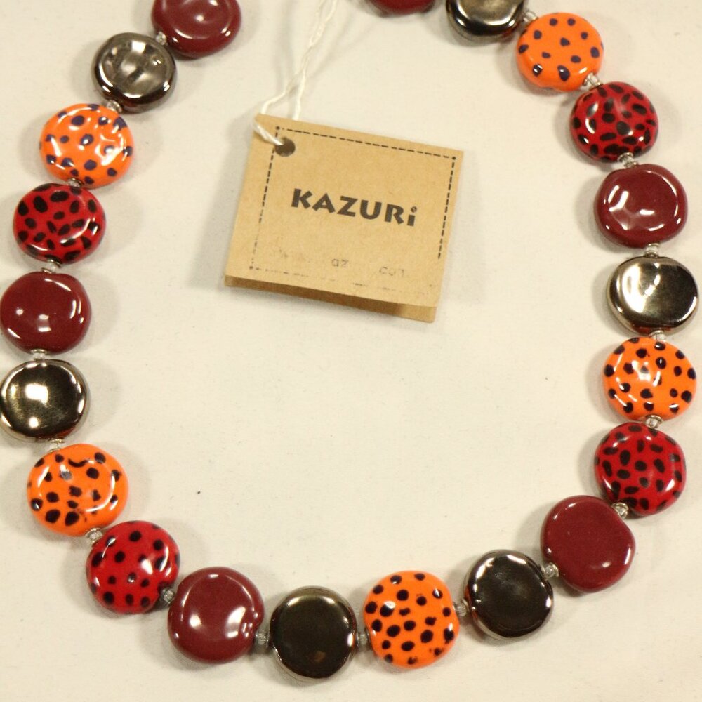 KAZURI Smartie 'Ruby' 18 in Hand-Made Necklace
